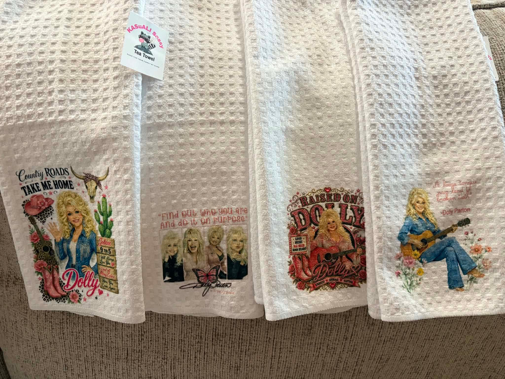 KASuALI Sassy - Tea Towel - Dolly Parton