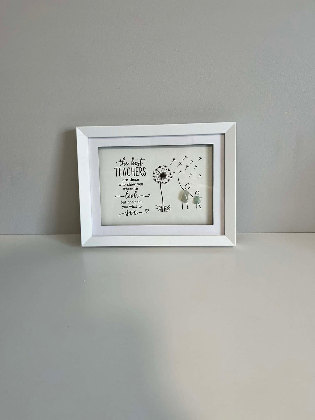 Camy Girl Makery - The Best Teachers - Sea Glass - May be a little different on purchase