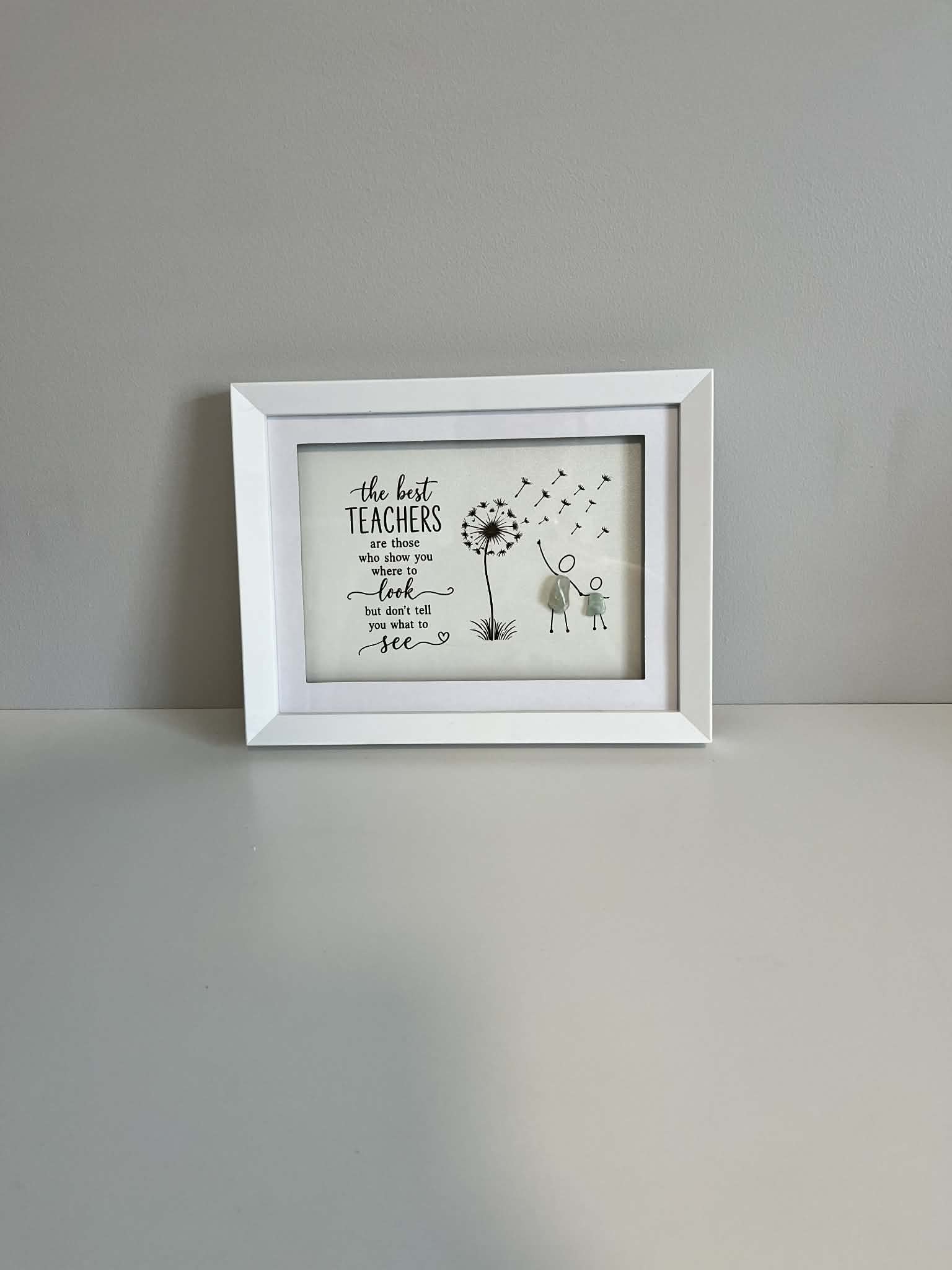 Camy Girl Makery - The Best Teachers - Sea Glass - May be a little different on purchase