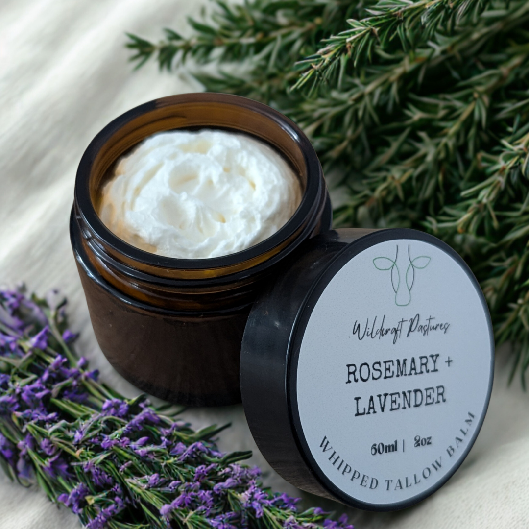 Wildcraft Pastures - Whipped Tallow - Rosemary & Lavender/Unscented/Vanilla Bean 60ml