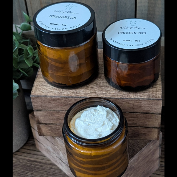 Wildcraft Pastures - Whipped Tallow - Rosemary & Lavender/Unscented/Vanilla Bean 60ml