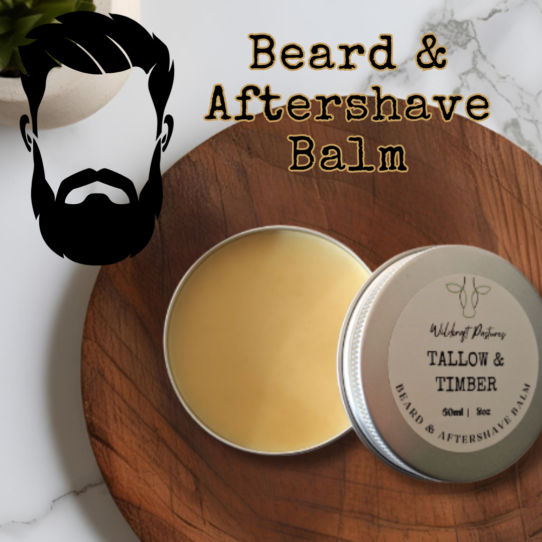 Wildcraft Pastures - Tallow Timber - Beard & Aftershave Balm