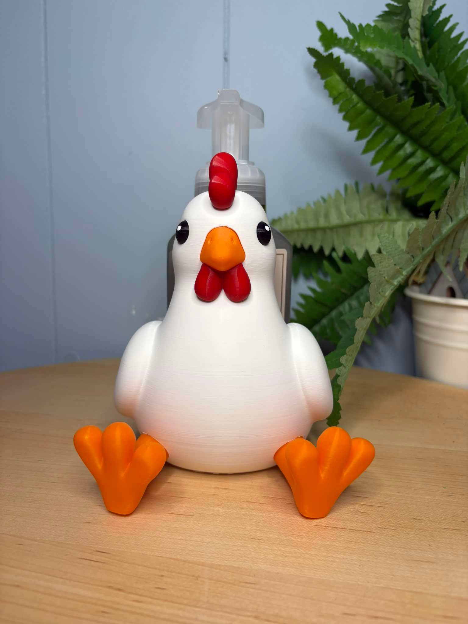 Tong3D Designs - Bath & Body Foaming Soap Holder - Chicken